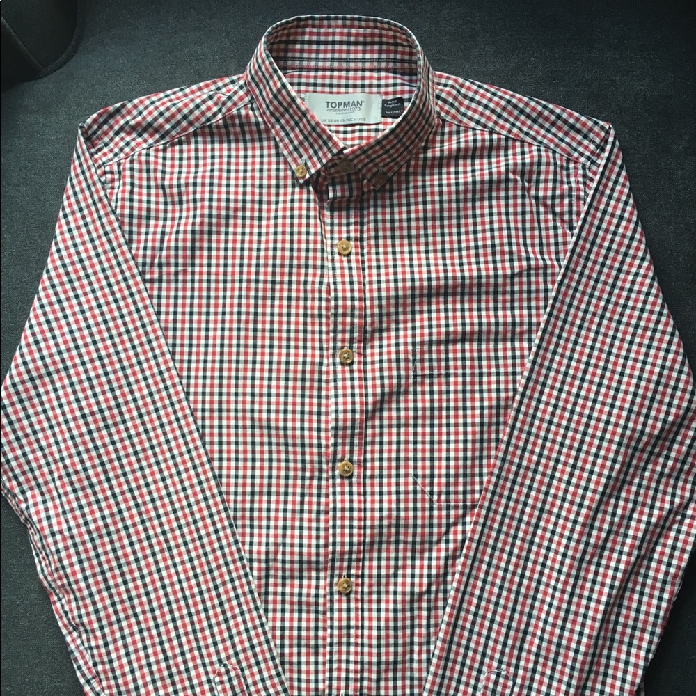 Topman button down shirt excellent condition Sz Sm